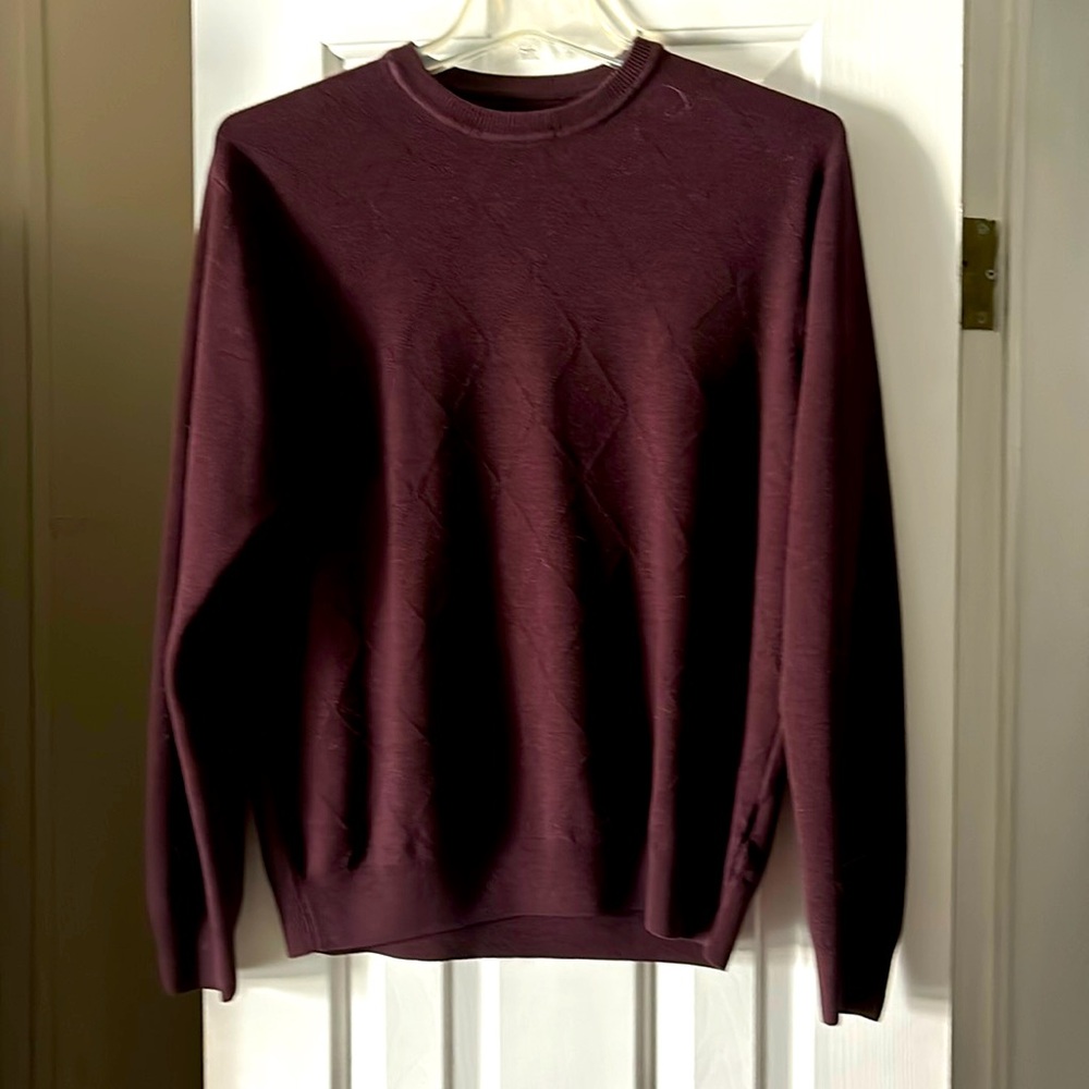 Haggar maroon XL sweater